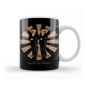 Baskı Dükkanı Thomson And Thompson Retro Japanese Tintin Kupa