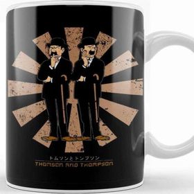 Baskı Dükkanı Thomson And Thompson Retro Japanese Tintin Kupa