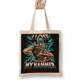 Baskı Dükkanı Thor I Lost My Hammer Bez Çanta