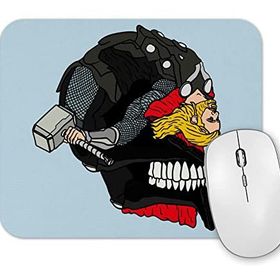 Baskı Dükkanı Thor Odinson Bent Back Skull Mouse Pad