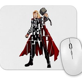 Baskı Dükkanı Thor Typography Mouse Pad