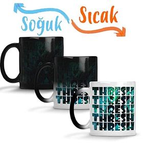 Baskı Dükkanı Thresh 02 Sihirli Porselen Kupa