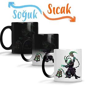 Baskı Dükkanı Thresh 03 Sihirli Porselen Kupa