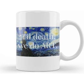 Baskı Dükkanı Til Death We Do Art Starry Night 01 Kupa