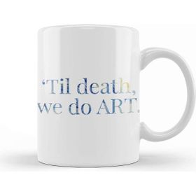 Baskı Dükkanı Til Death We Do Art Starry Night Kupa