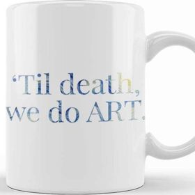 Baskı Dükkanı Til Death We Do Art Starry Night Kupa