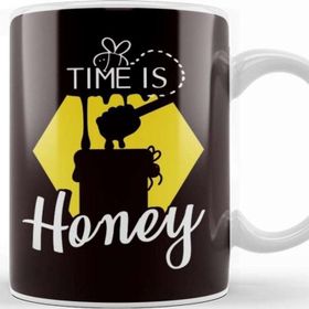 Baskı Dükkanı Time Honey Honeycomb Beehive Beekeeping Apiarist Insect Kupa