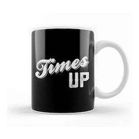 Baskı Dükkanı Times Up Bold Caligraphy Kupa