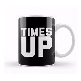 Baskı Dükkanı Times Up Bold Slogan Kupa