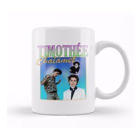 Baskı Dükkanı Timothee Chalamet Retro Tee 01 Kupa