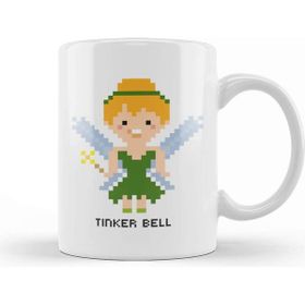 Baskı Dükkanı Tinker Bell Pixel Character Kupa