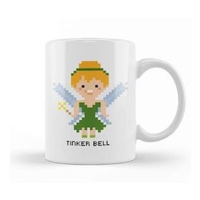 Baskı Dükkanı Tinker Bell Pixel Character Kupa