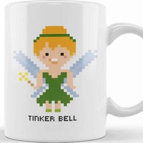 Baskı Dükkanı Tinker Bell Pixel Character Kupa