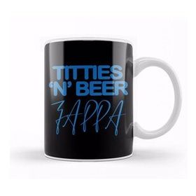 Baskı Dükkanı Titties N Beer Frank Zappa Kupa