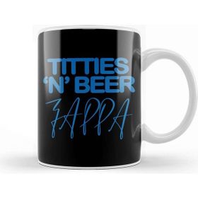 Baskı Dükkanı Titties N Beer Frank Zappa Kupa