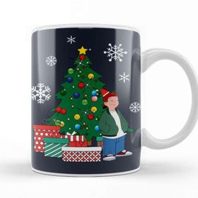 Baskı Dükkanı Tj Recess Around The Christmas Tree Porselen Beyaz Kupa Bardak