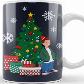 Baskı Dükkanı Tj Recess Around The Christmas Tree Porselen Beyaz Kupa Bardak