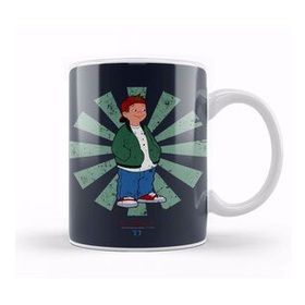 Baskı Dükkanı Tj Retro Japanese Recess Porselen Beyaz Kupa Bardak