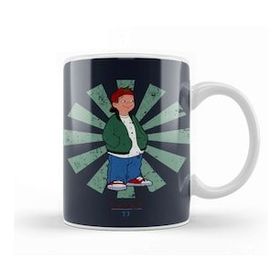 Baskı Dükkanı Tj Retro Japanese Recess Porselen Beyaz Kupa Bardak