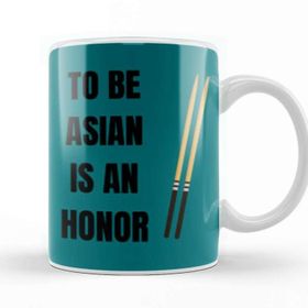 Baskı Dükkanı To Be Asıan Is An Honor Stop Asian Hate Porselen Beyaz Kupa Bardak