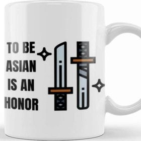 Baskı Dükkanı To Be Asıan Is An Honor Stop Asian Hate Porselen Beyaz Kupa Bardak