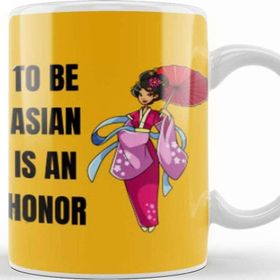 Baskı Dükkanı To Be Asıan Is An Honor Stop Asian Hate Porselen Beyaz Kupa Bardak