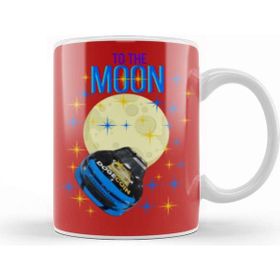 Baskı Dükkanı To The Moon Dogecar Dogecoin Crypto Logo Merch Porselen Beyaz Kupa Bardak