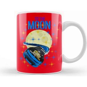 Baskı Dükkanı To The Moon Dogecar Dogecoin Crypto Logo Merch Porselen Beyaz Kupa Bardak