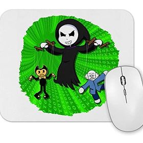Baskı Dükkanı Toddyn Bendy Sans Puppet Green Mouse Pad