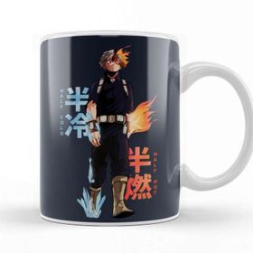 Baskı Dükkanı Todoroki Boku No Hero Shouto Todoroki V2 Porselen Beyaz Kupa Bardak