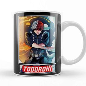 Baskı Dükkanı Todoroki Fanart Porselen Beyaz Kupa Bardak