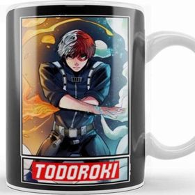 Baskı Dükkanı Todoroki Fanart Porselen Beyaz Kupa Bardak