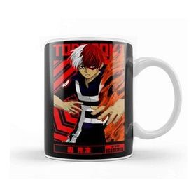 Baskı Dükkanı Todoroki Manga My Hero Academia Porselen Beyaz Kupa Bardak