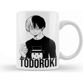 Baskı Dükkanı Todoroki Shouto 01 Porselen Beyaz Kupa Bardak