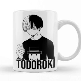 Baskı Dükkanı Todoroki Shouto 01 Porselen Beyaz Kupa Bardak
