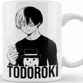 Baskı Dükkanı Todoroki Shouto 01 Porselen Beyaz Kupa Bardak