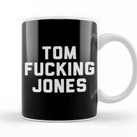 Baskı Dükkanı Tom Fucking Jones Porselen Beyaz Kupa Bardak