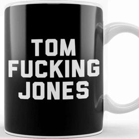 Baskı Dükkanı Tom Fucking Jones Porselen Beyaz Kupa Bardak