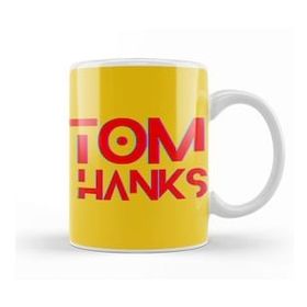 Baskı Dükkanı Tom Hanks Artwork Porselen Beyaz Kupa Bardak