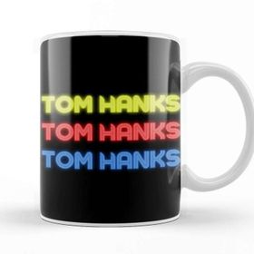 Baskı Dükkanı Tom Hanks Beyaz Porselen Kupa Bardak