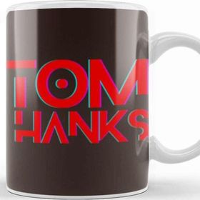 Baskı Dükkanı Tom Hanks Beyaz Porselen Kupa Bardak