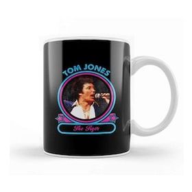 Baskı Dükkanı Tom Jones The Tiger Porselen Beyaz Kupa Bardak