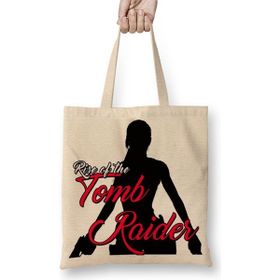 Baskı Dükkanı Tomb Raider Bez Çanta