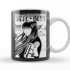 Baskı Dükkanı Tomie Junji Ito Tomie Manga Porselen Beyaz Kupa Bardak