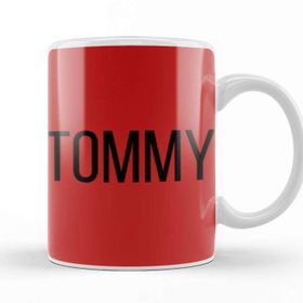 Baskı Dükkanı Tommy Tommy Porselen Beyaz Kupa Bardak