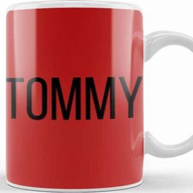 Baskı Dükkanı Tommy Tommy Porselen Beyaz Kupa Bardak