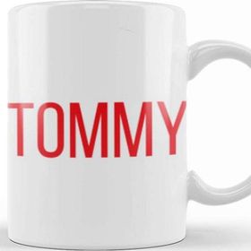 Baskı Dükkanı Tommy Tommy Porselen Beyaz Kupa Bardak