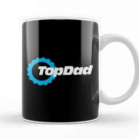 Baskı Dükkanı Top Dad Top Gear Logo Kupa