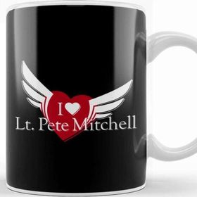 Baskı Dükkanı Top Gun I Love Peter Mitchell Maverick Kupa Bardak