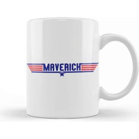 Baskı Dükkanı Top Gun Maverick Text Kupa Bardak